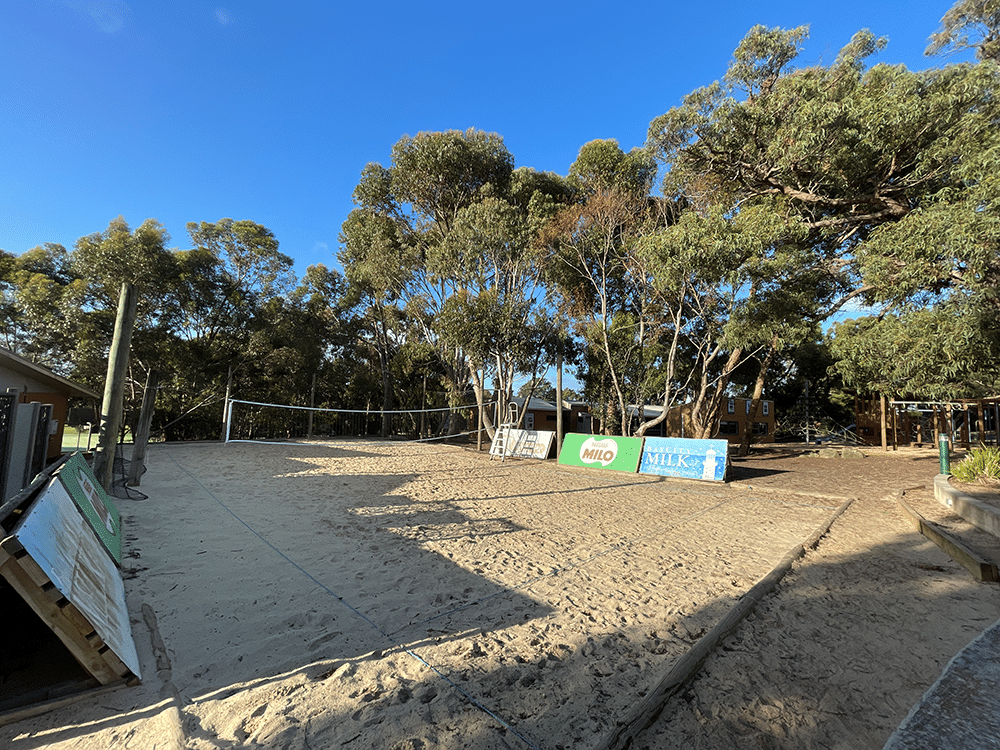 Camp Wilkin valleyball court